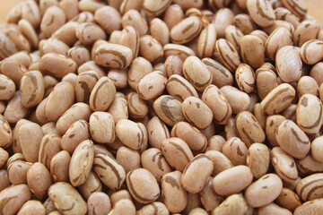 Raw Beans (Beans of bean) - Grains of raw beans texture background