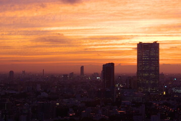 Fototapeta na wymiar 夕焼け（sunset）