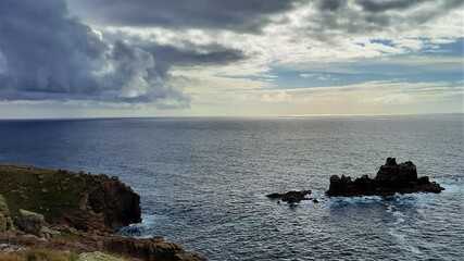 sunset over the sea