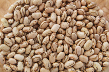 Raw Beans (Beans of bean) - Grains of raw beans texture background
