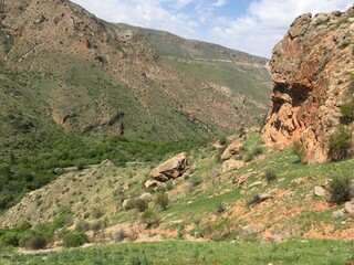 armenia mountains rocks mountain ranges gorges caves old attractions
