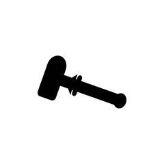 Hammer icon logo, vector design