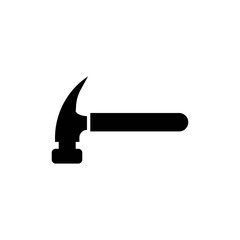 Hammer icon logo, vector design