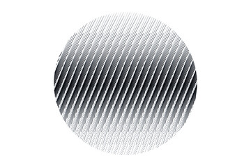 Abstract halftone lines circle background, geometric dynamic pattern, vector modern design texture, sign, symbol.