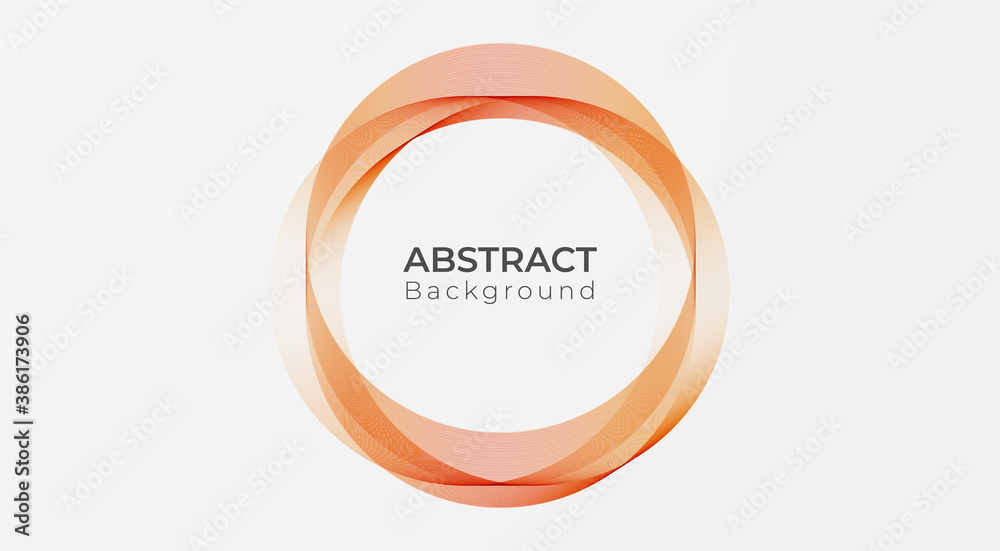 Poster Abstract circle modern line pattern background. vector illustration