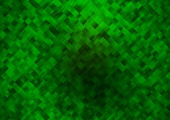 Light Green vector pattern in square style.