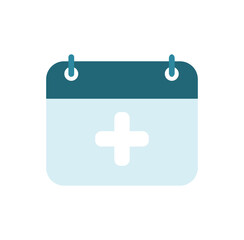 Obraz premium check up calendar icon Add a new calendar event, schedule and meeting medical hospital doctor patient physician health care.