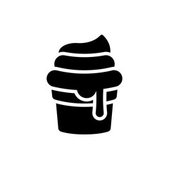 ice cream icon design vector template