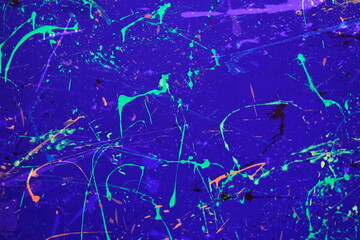 abstract fluorescent graffiti art background 