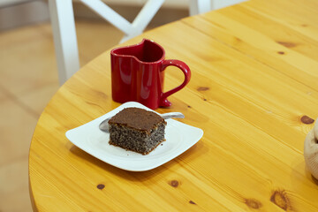 chocolate cake with chocolate