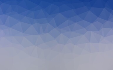 Light BLUE vector triangle mosaic texture.