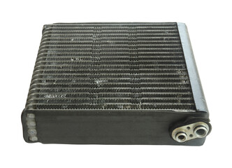 Cooler evaporator unit (with clipping path) isolated on white background