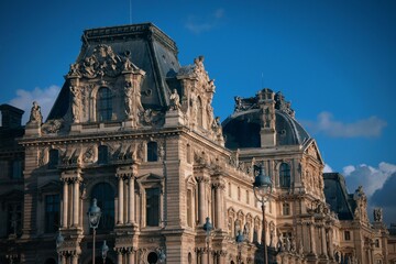 Fototapeta na wymiar saint cathedral city in Paris, Louvre
