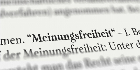 Meinungsfreiheit im Buch