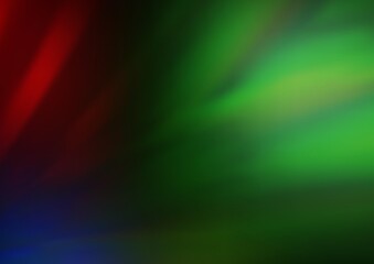 Dark Multicolor, Rainbow vector blurred bright template.
