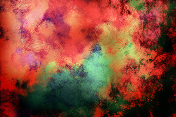 Obraz na płótnie Canvas Abstract colorful grunge paint texture background.