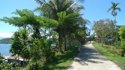 Obraz premium Sentani is a district which is also the capital of Jayapura Regency, Papua, Indonesia.