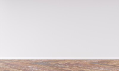 Home interrior, white wall