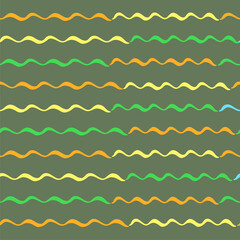 Hand drawn striped seamless pattern. Colored horizontal brush strokes texture.