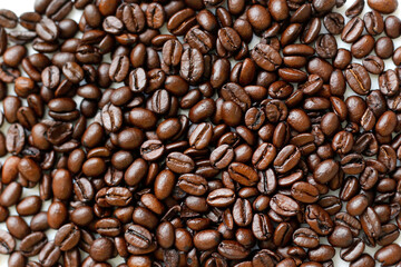 Roast whole bean of arabica coffee