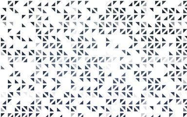 Light BLUE vector template with crystals, triangles.