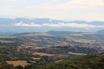 A mountain terrain of Siurana in Priorat, Spain
