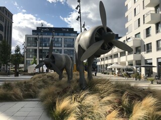 elephant statue in the city