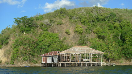 Fototapeta premium Sentani is a district which is also the capital of Jayapura Regency, Papua, Indonesia.
