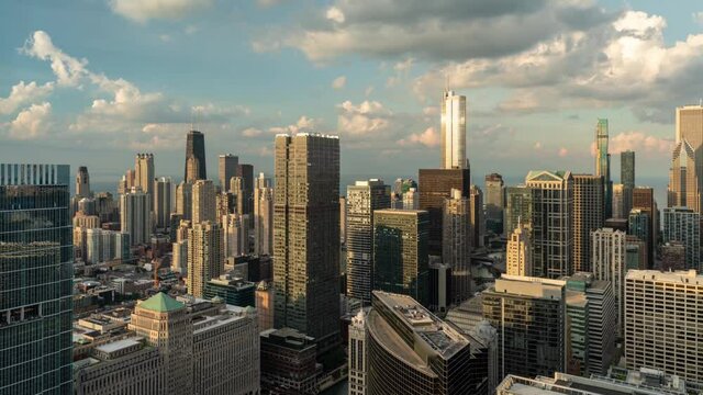 Chicago City Skyline Time-Lapse