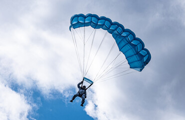 Parachutist Landing