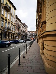warm autumn day in Krakow