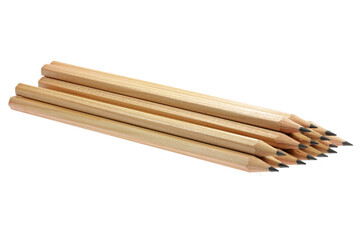 pencils isolated on white background