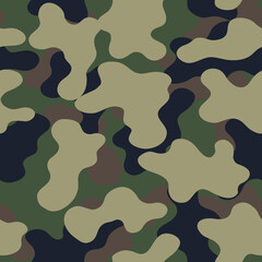 Fashionable camouflage pattern, military print .Seamless illustration