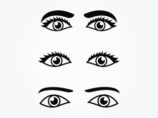 eye symbol vector