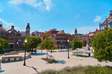 Hospital de la Santa Creu i Sant Pau in Barselona