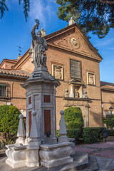 Corpus Christi Convent, Alcalá de Henares. Building from the 17th century, also known as "Outside", since it was located outside the walled city. 