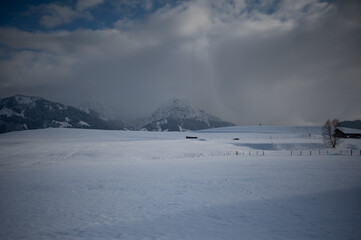 Heiterwanger See in Tirol im Winter