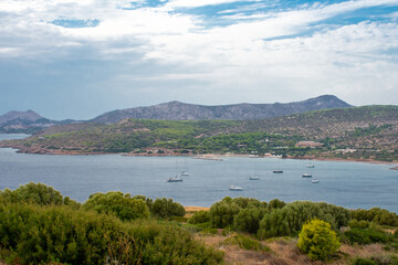 Fototapeta na wymiar Beautiful landscape in Greece