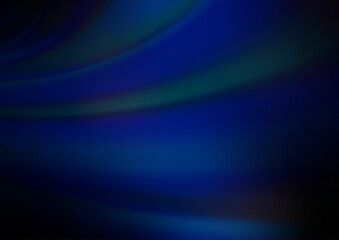 Dark BLUE vector blurred bright pattern.