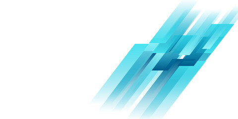 Abstract blue background with square rectangle shapes 