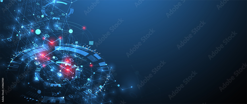 Poster isometric big data concept, database. abstract technology background. vector illustration