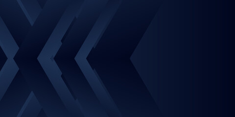 Fototapeta premium Abstract polygonal pattern luxury dark blue with arrow shapes 
