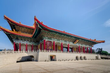 Obraz premium Taipei, Taiwan - Circa April 2018 -Taiwan's National Theater at