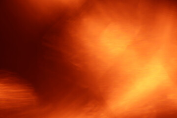 Orange gradient in Black , Orange Cloud , Fire