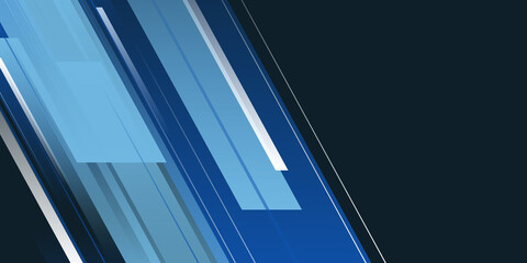 Dark blue modern presentation backgroun with halftone. Vector illustration design for presentation, banner, cover, web, flyer, card, poster, wallpaper, texture, slide, magazine, and powerpoint. 