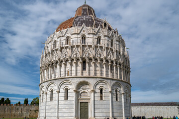 The baptistery san giovanni in Pisa, Italy