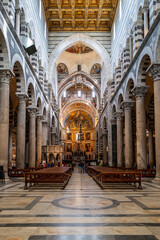 The cathedral in Pisa, Italy