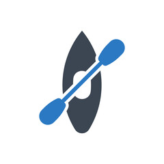 Kayak boat icon