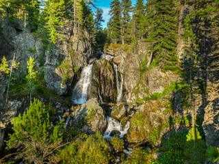 Muekhta waterfall in Altai