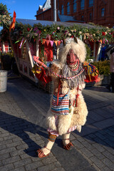 Obraz premium Traditional Maslenitsa celebration in Moscow